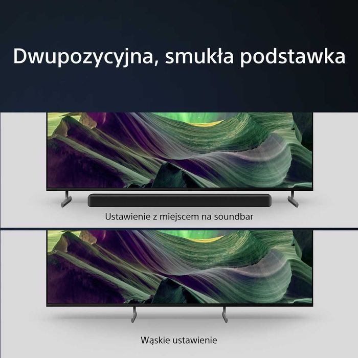 Nowy Sony 55 cali 120Hz 4K UHD hdr Smart WIFI GoogleTV Dolby VISION Dolby ATMOS HDMI 2.1 FullArray 55X85L gwarancja 12m telewizor