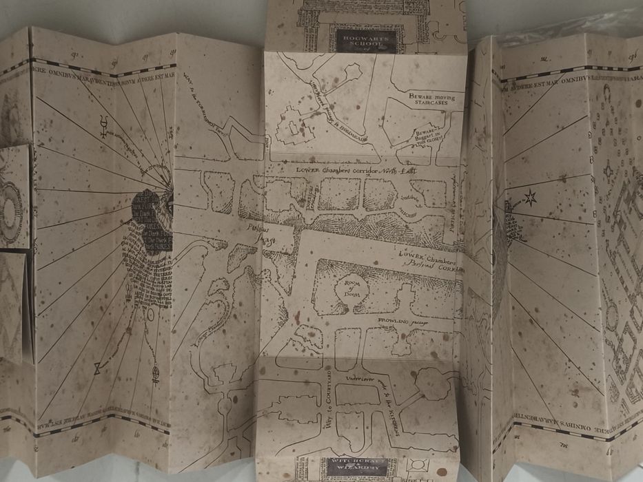 Mapa icónico Maroto de Harry Potter