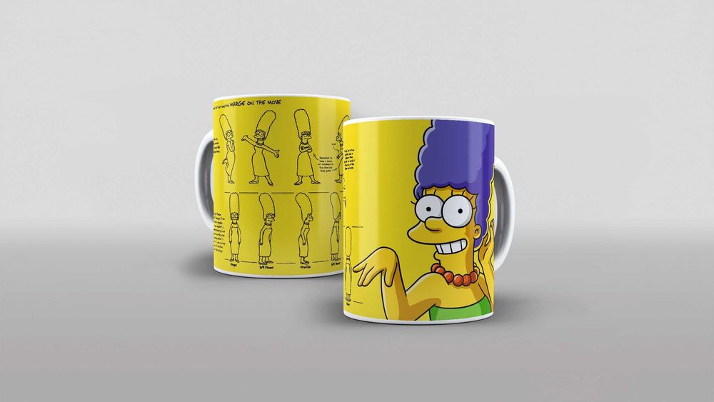 Caneca Personalizada Marge Simpson Tema Os Simpsons #5006
