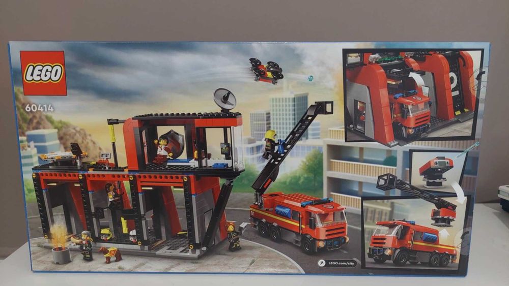 Quartel dos Bombeiros - Lego NOVO