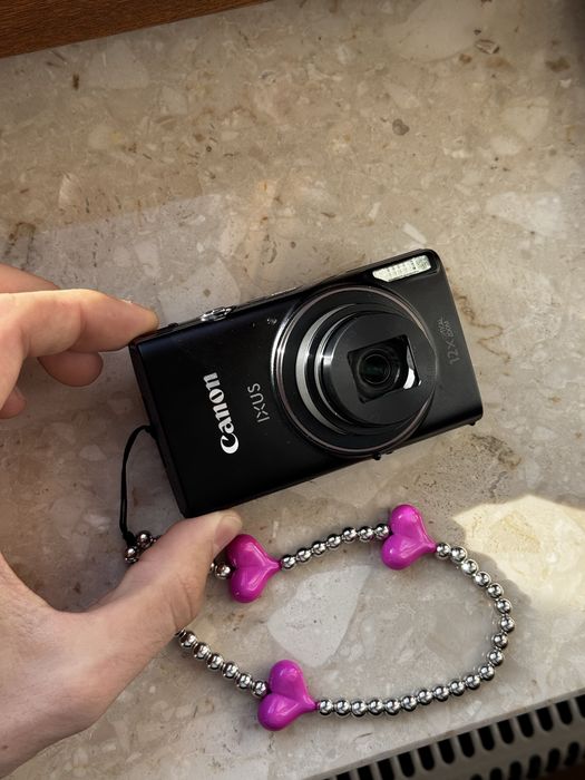 Aparat Cyfrowy Canon IXUS 285 HS WiFi NFC vintage digicam piekne zdjec