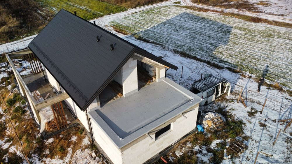 Dachy płaskie Dekarz Tarasy Balkony Obróbka blacharska Hydroizolacja