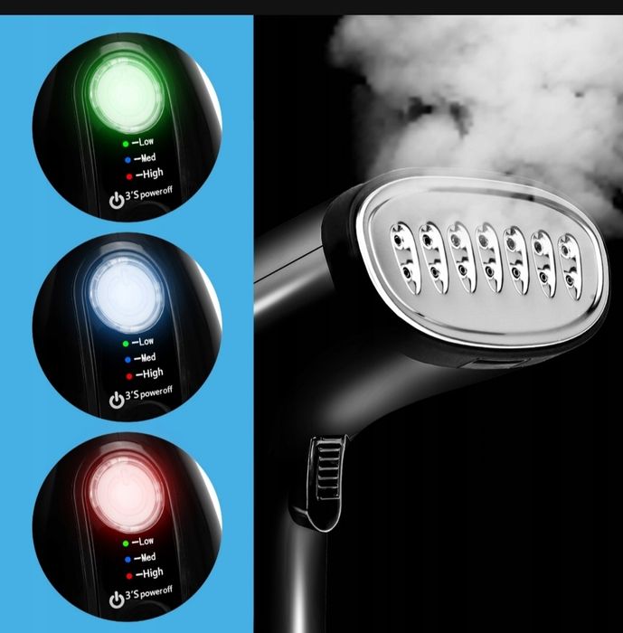 Hit PAROWNICA do ubrań żelazko parowe streamer PAROWY ZESTAW AKCESORIA