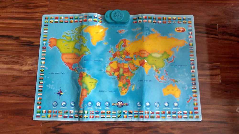 Interaktywna mapa świata Dumel Discovery