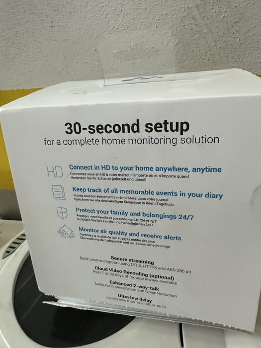 2 camaras withings - com caixa