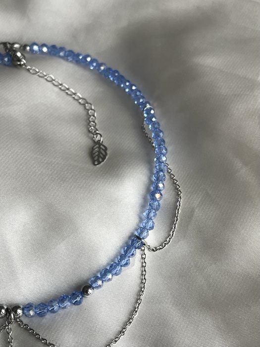 Naszyjnik handmade z łańcuszkami