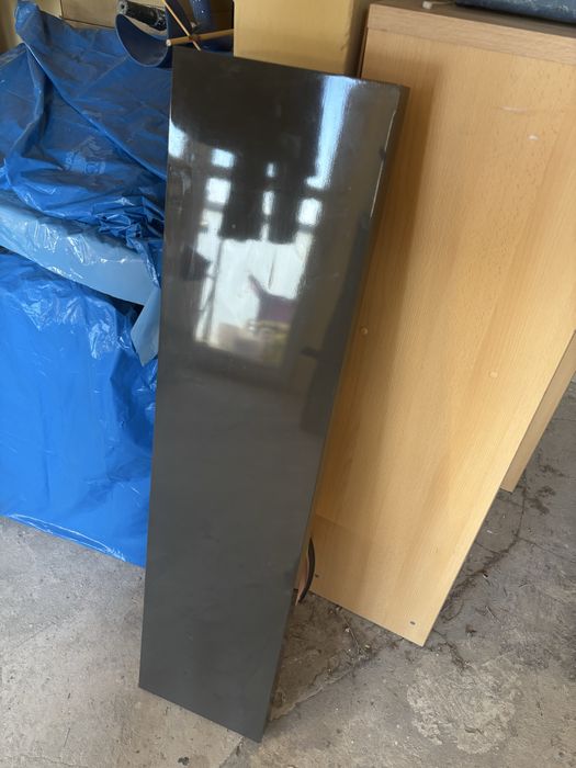 Półka wisząca IKEA szara polysk 2szt