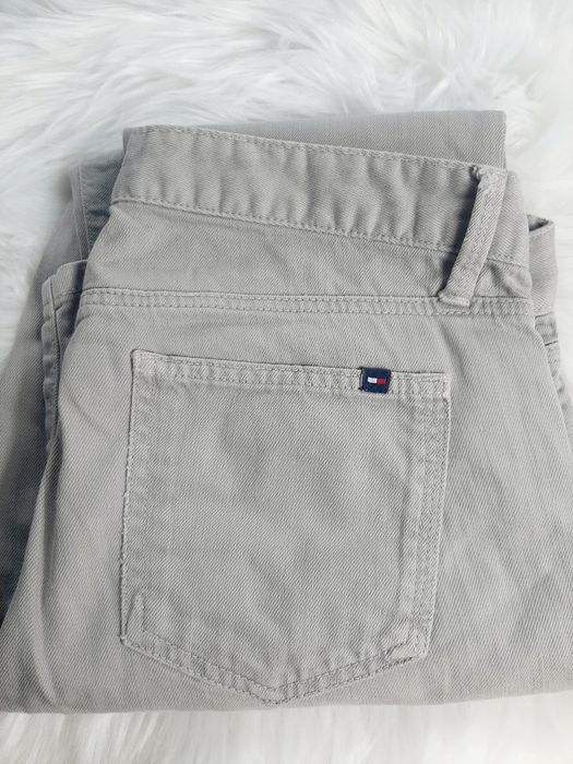 Spodnie jeansy dżinsy proste nogawki do kostek Tommy Hilfiger
