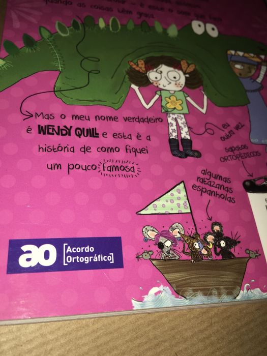 Livro Wendy Quill e a Grande Estreia de Wendy Meddour