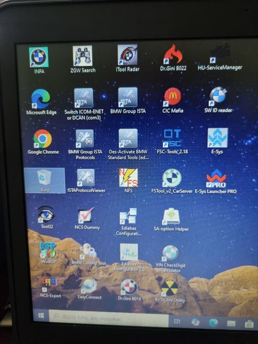 Programy BMW ISTA + 4.55 PL esys launcher pro psdzdata 4.55.41  ncs it