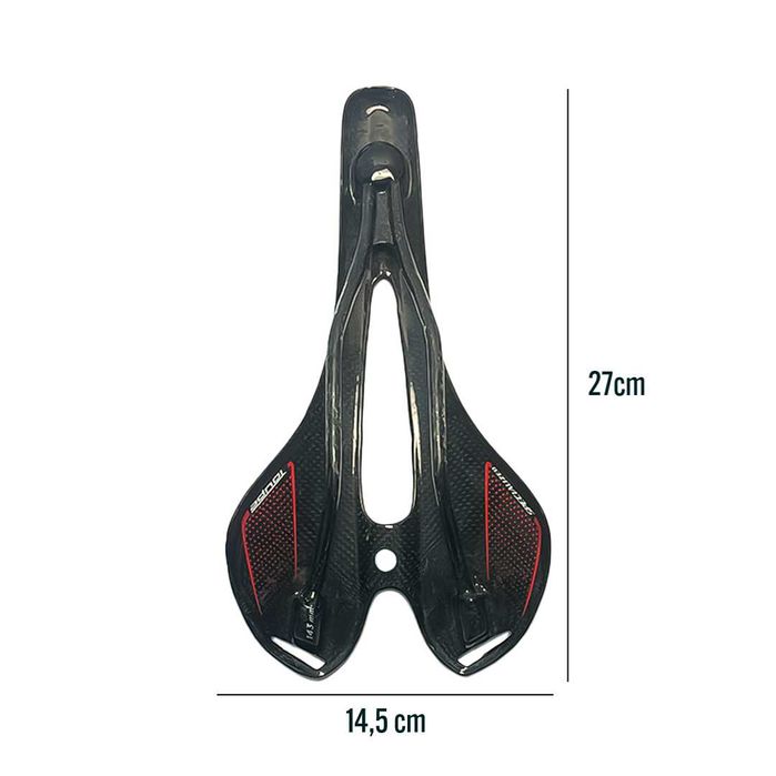 Sela carbono para bicicleta estrada