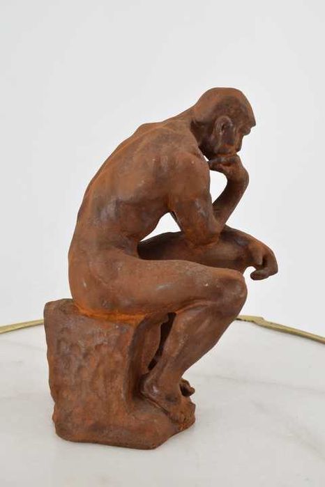 Auguste Rodin - Myśliciel - Figura Rzeźba z Żeliwa - Dekoracja Dom