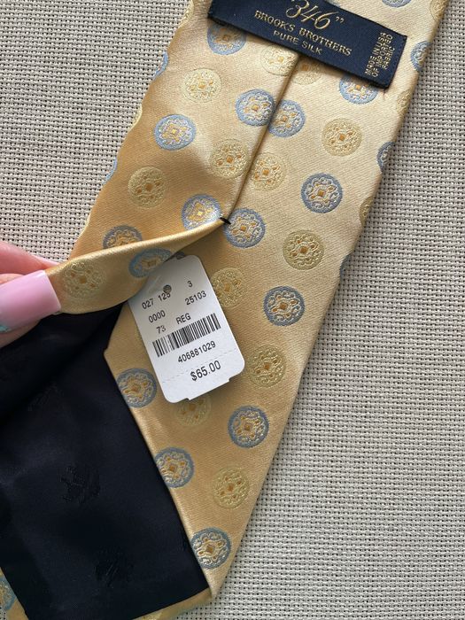 Шовкова краватка Brooks Brothers "346" — Оригінал, нова з біркою