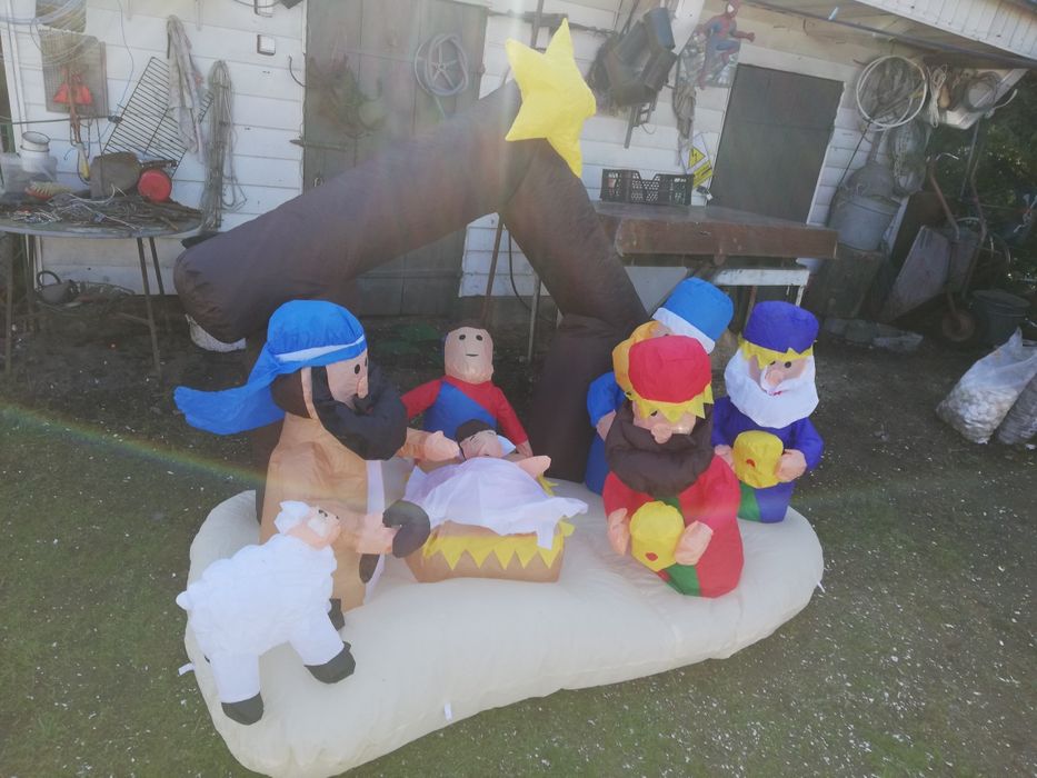 Szopka Bozonarodzeniowa pompowana