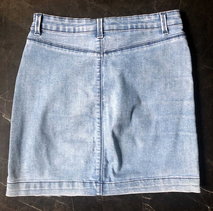 MISSGUIDED spódniczka mini jeansowa obcisła rozm. S 36 stan BDB