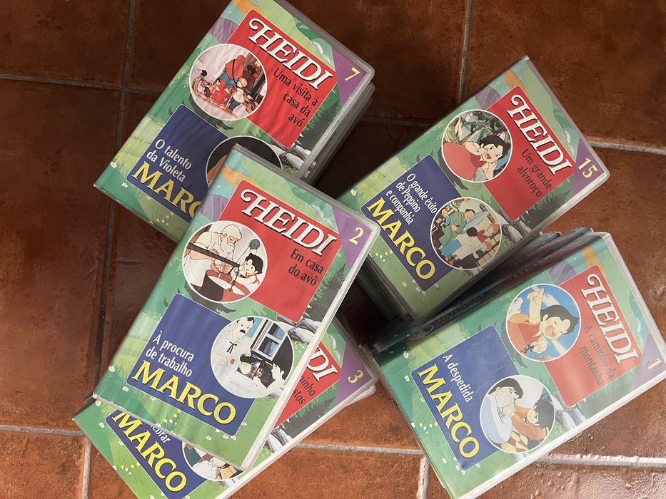 Cassetes Coleção Heidi 18 volumes