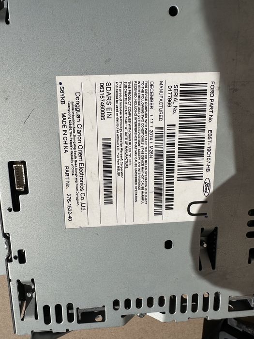 Магнітола, магнітофон штатний, форд, Ford explorer, fusion