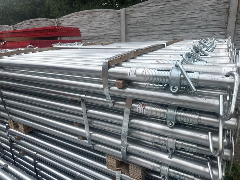 Podpory budowlane stemple sztyce 4m doka szalunek strop podpora sztyca