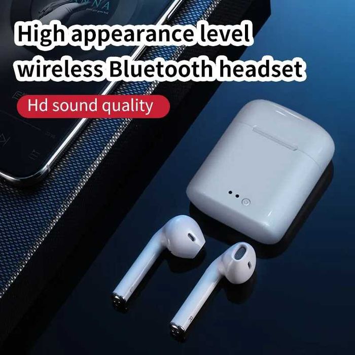 Auscultadores Auriculares Bluetooth 5.0 Fones Stereo sem Fios i7Mini