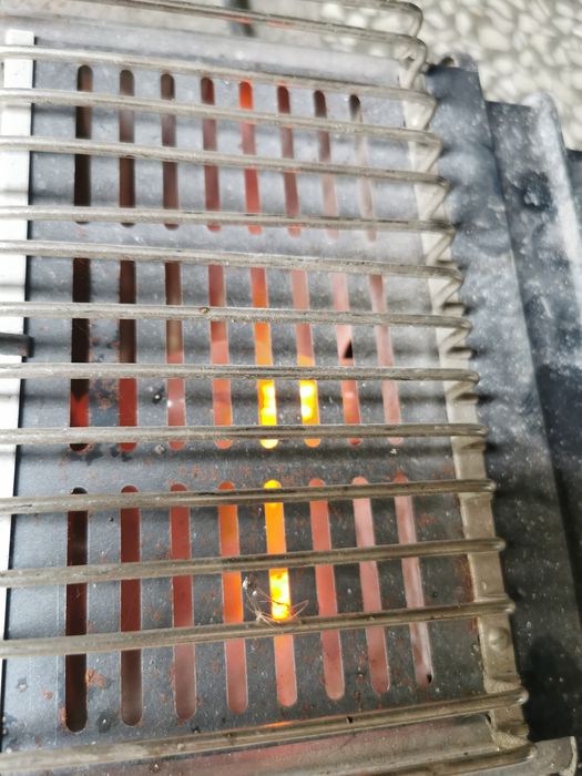 Grzejnik kominek elektryczny PRL stary antyk rosyjski