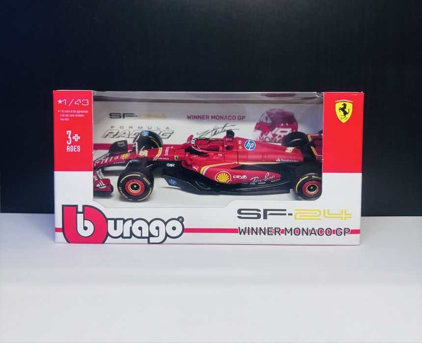 Miniatura F1 1:43 Ferrari SF-24 2 modelos diferentes+RedBull RB19