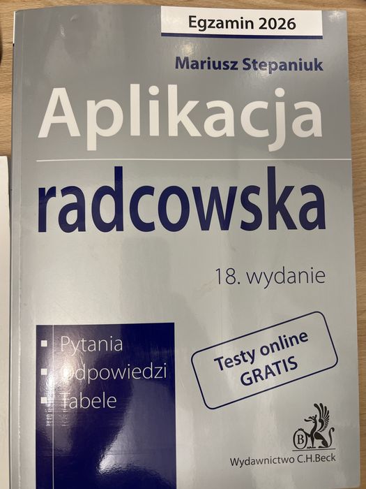 Aplikacja radcowska wyd 18 i aplikacja od ogółu do szczególu - zestaw