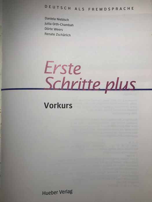 Німецька  Erste Schritte plus