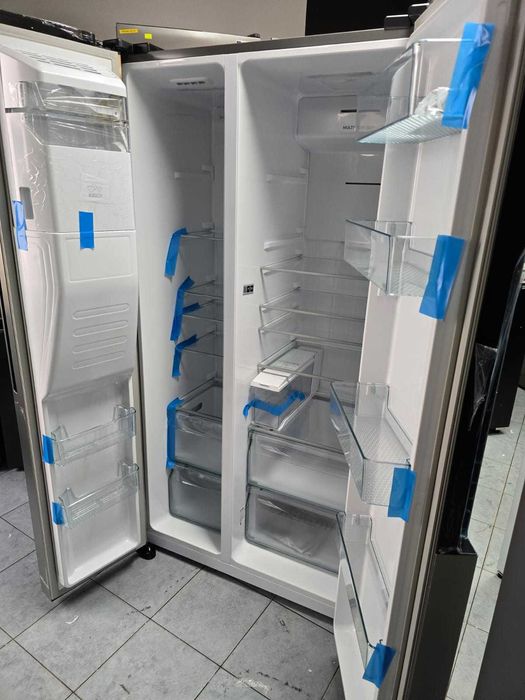 nowa Gorenje lodówka NRR9185ESXL Side by Side kostkarka gwar 2 lata G9