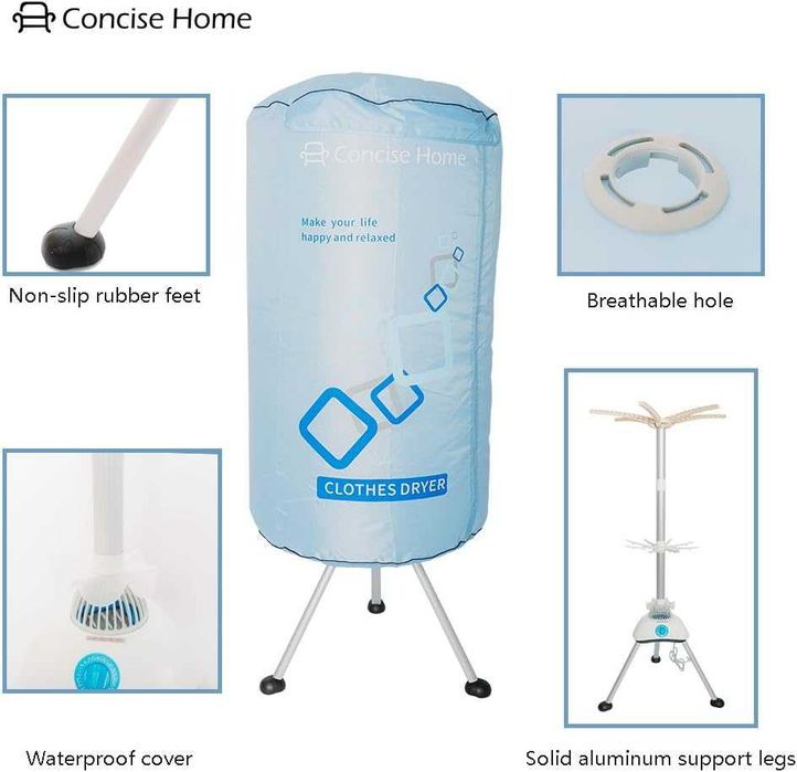 Окремо стояча вертикальна сушка сушарка CONCISE HOME