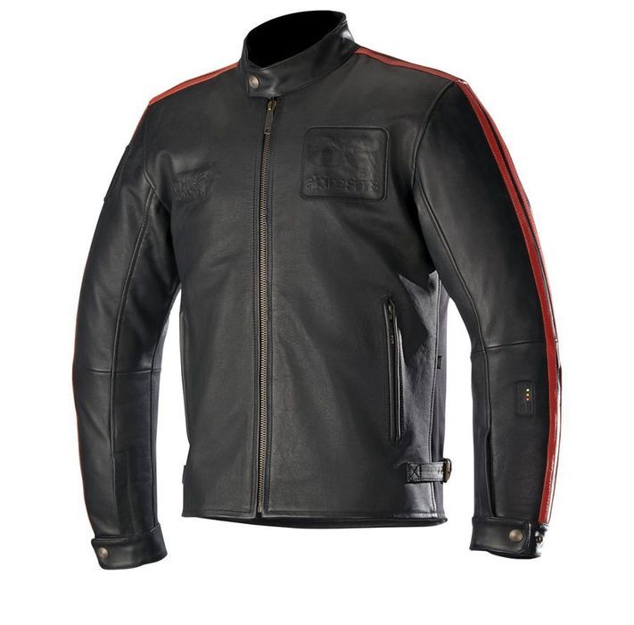 alpinestars blusão pele charlie tech-air 3108118