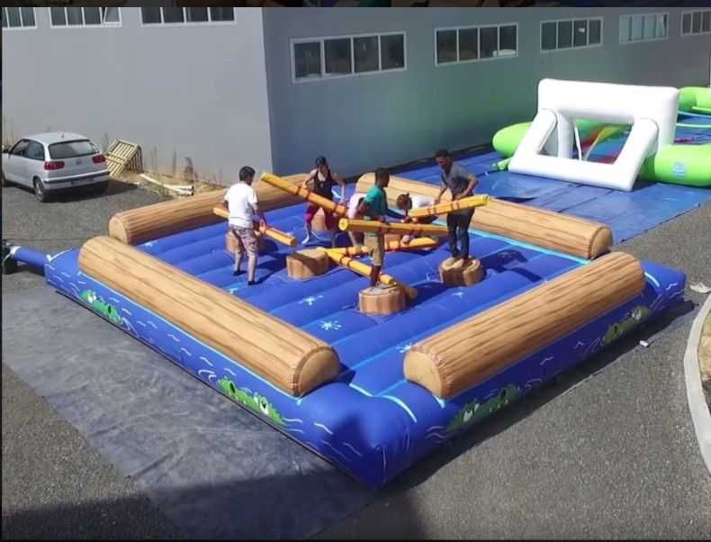 Air bungee, insufláveis, varredora, torre escalada, insuflável gigante