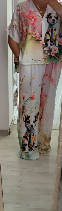 Komplet ze spodniami piesek L/XL
