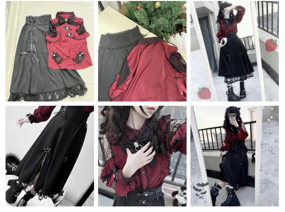 Комплект готика Лоліта Jirai kei Dark Academy ціни в описі