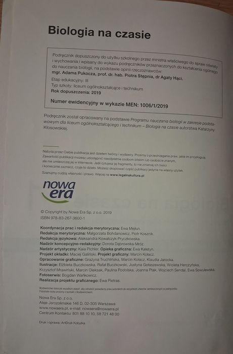 Biologia na czasie 1