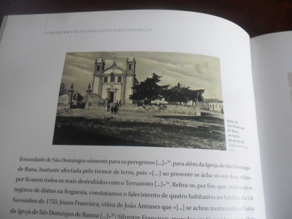 "Cascais em 1755 - Do Terramoto à Reconstrução" de António Carvalho