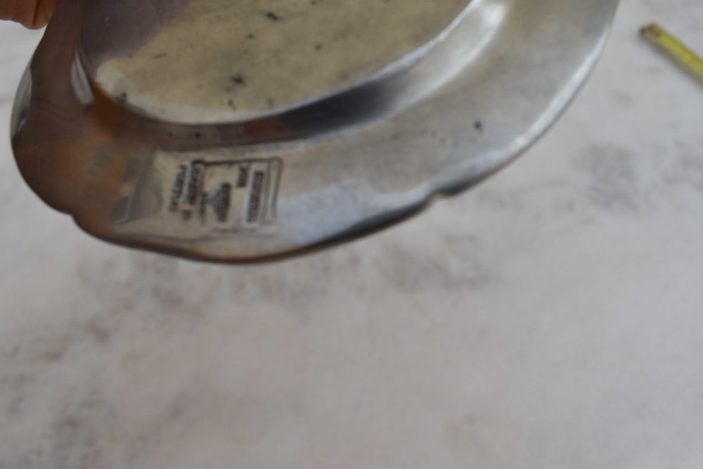 Prato em estanho "Bodas de Prata - 25 anos casamento (12 cm)