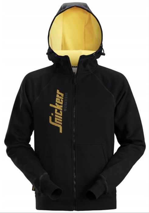 Ciepła rozpinana bluza z kapturem 2888 rozmiar L XL