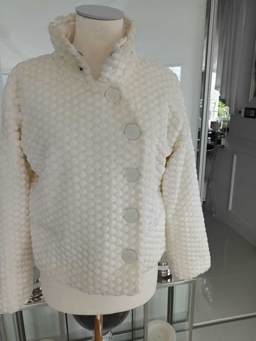 Armani kurtka sztuczne futro elegancka