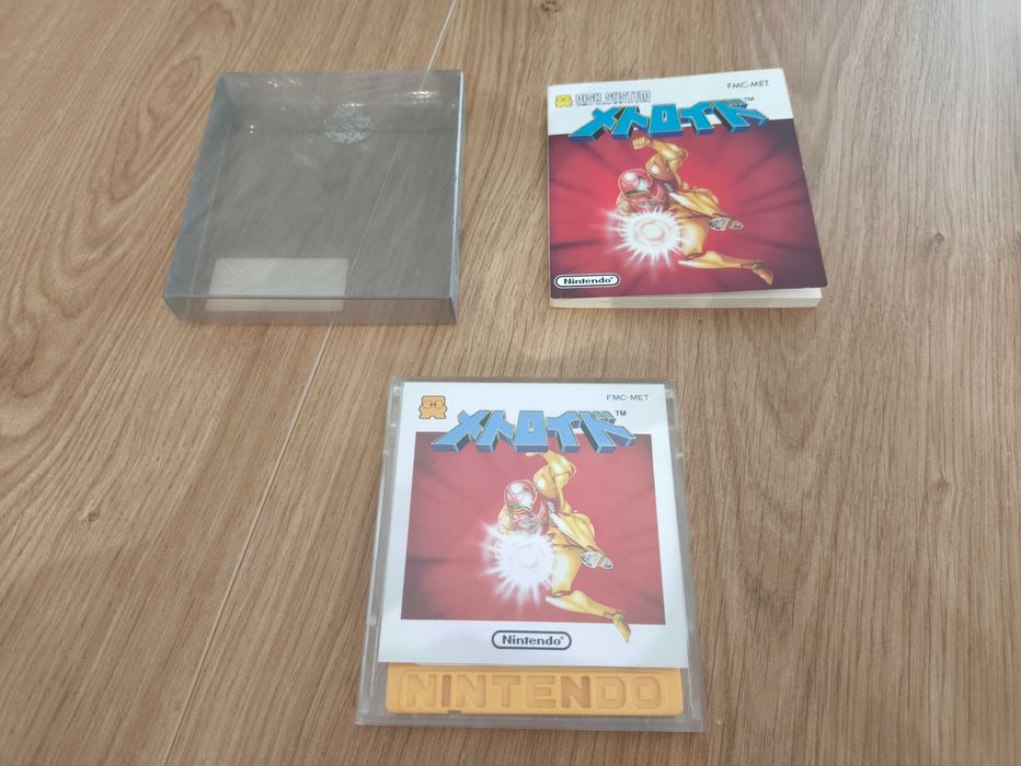 Metroid Famicom Disk System Nes Pegasus CIB