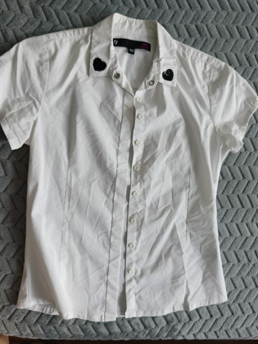 Koszula biała dziewczeca