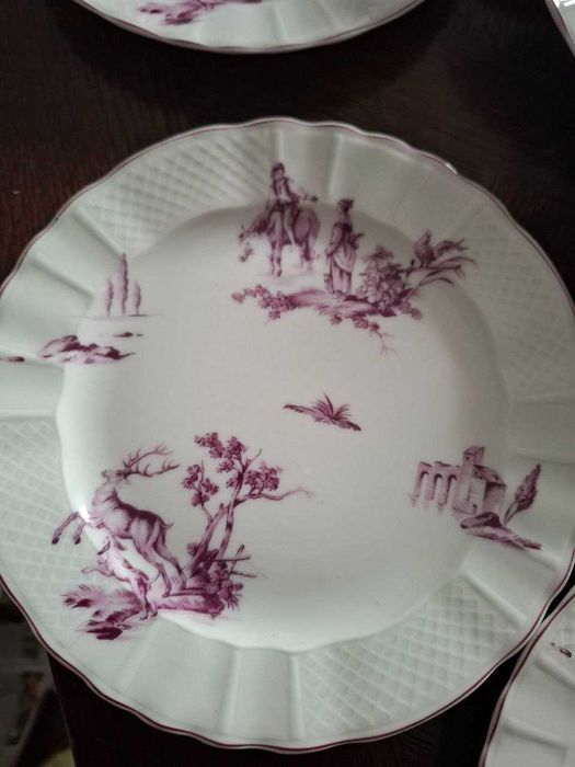 Антикварні тарілки Limoges Bernardaud B&C France, початок XX століття