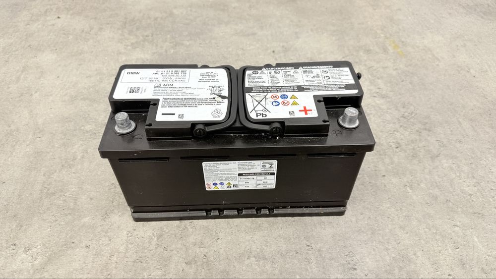 BMW Akumulator AGM 90Ah 92Ah 850A 12V 2019r SPRAWNY Sprawdzony
