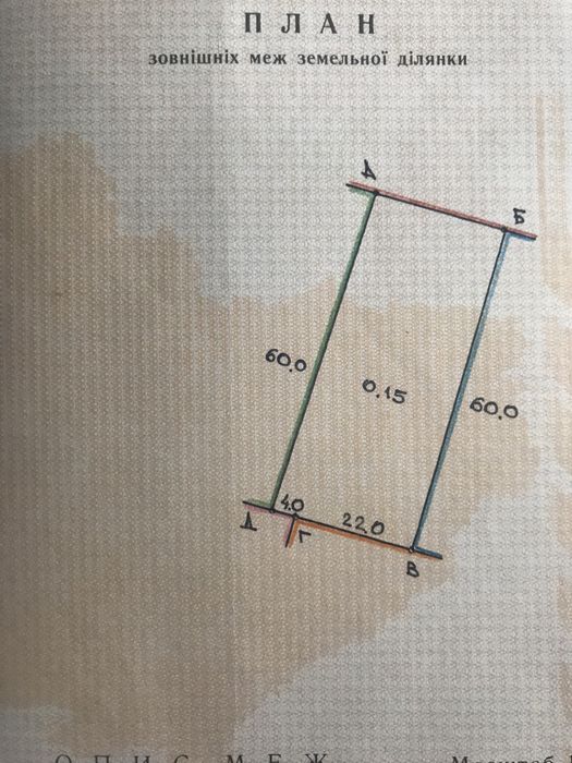 участок під будівництво