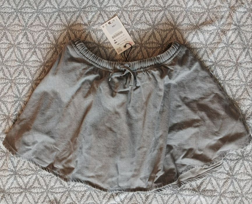 Zara nowe spódnicospodnie szare rozmiar 164