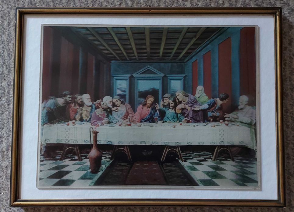 Obraz trójwymiarowy "Ostatnia wieczerza" wg. Leonardo da Vinci