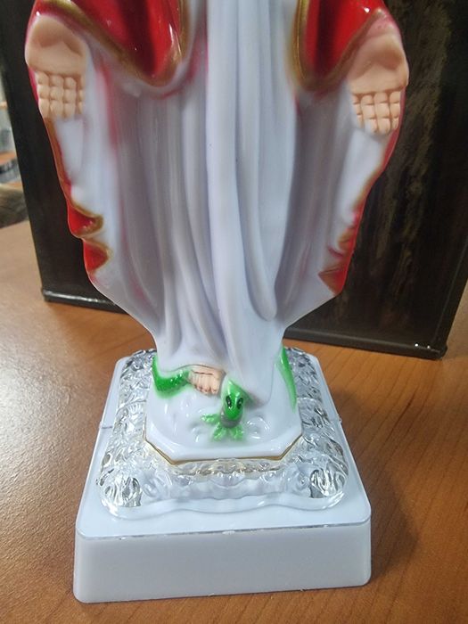 Figura Matka Boża Niepokalana LED Figurki Matki Boskiej do kapliczki
