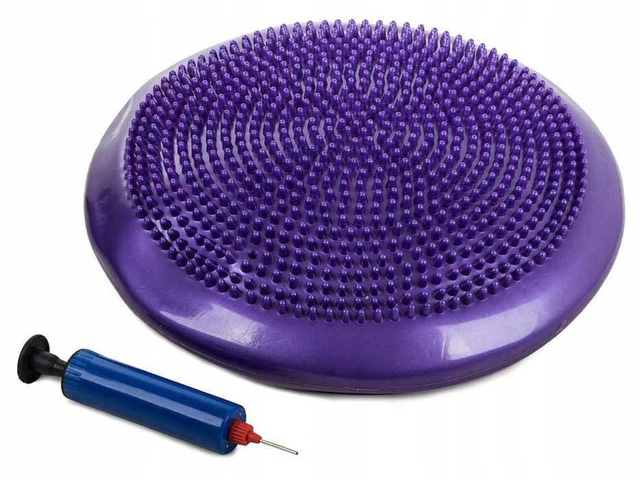 PODUSZKA SENSORYCZNA Sensomotoryczna DYSK Jeż BERET Fitness 32 cm.