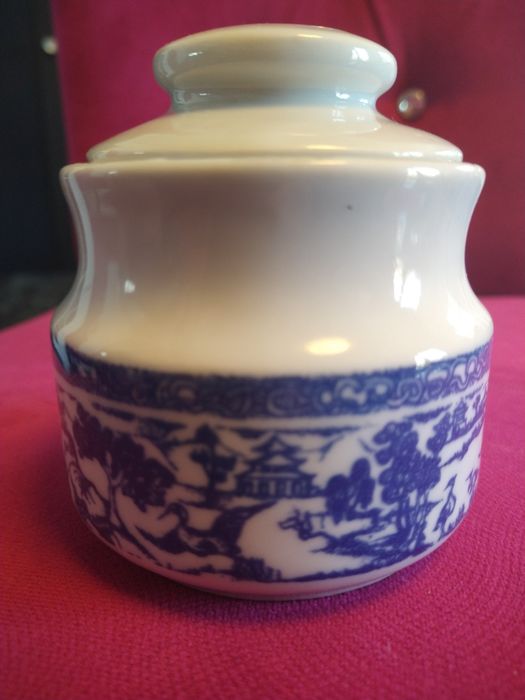 Cukiernica ceramiczna fajans PRL