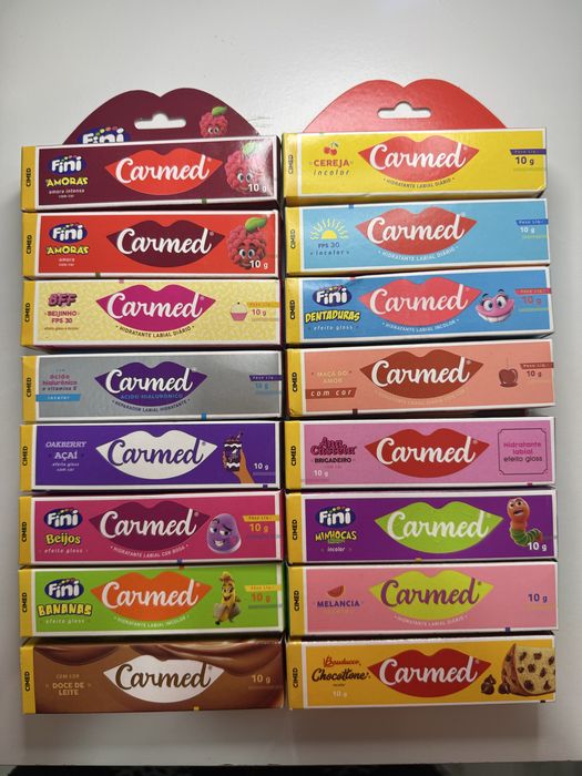 Batons Carmed - originais e novos- varios sabores disponiveis