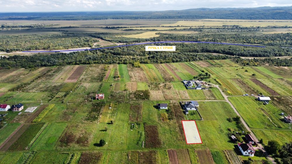 Земельна ділянка в новому житловому кварталі с.Любінці!!!